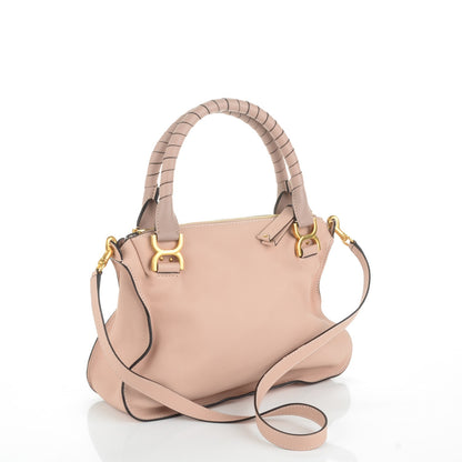 Chloe Calfskin Medium Marcie Satchel Blush Nude 3 of 7