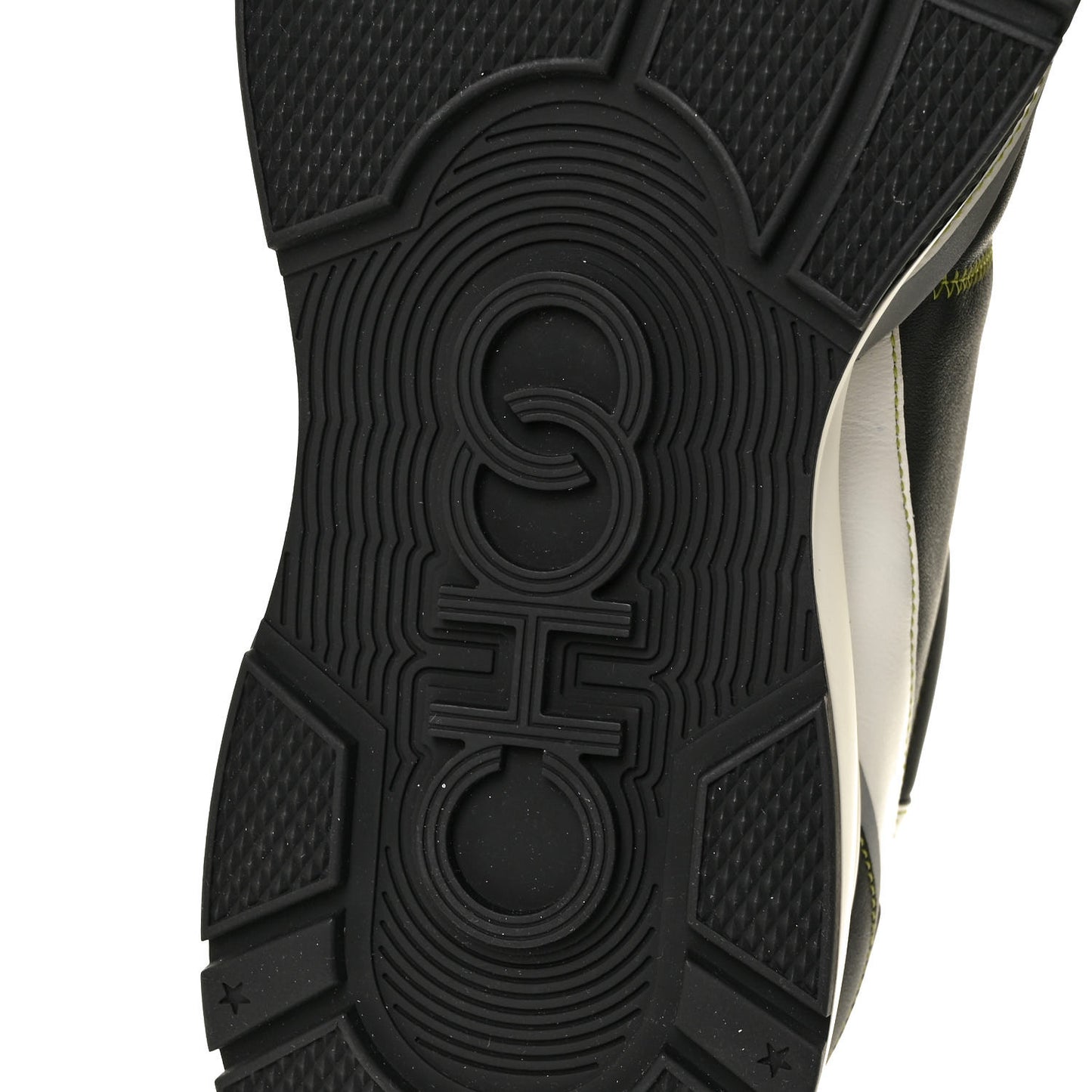 Calfskin Neoprene Mens Raine Sneakers 46 White