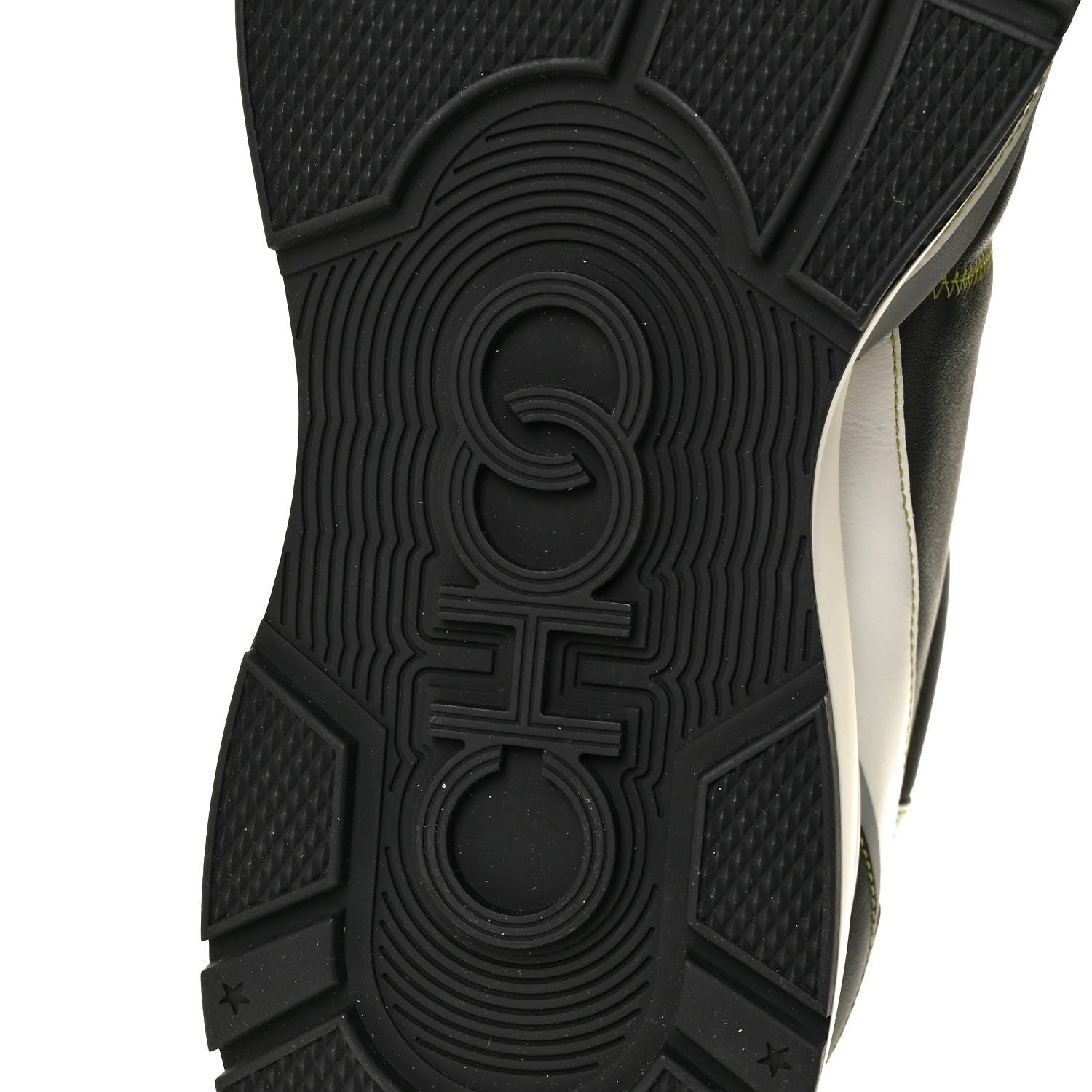 Jimmy Choo Calfskin Neoprene Mens Raine Sneakers 46 White 6 of 7