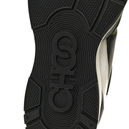 Jimmy Choo Calfskin Neoprene Mens Raine Sneakers 46 White 6 of 7