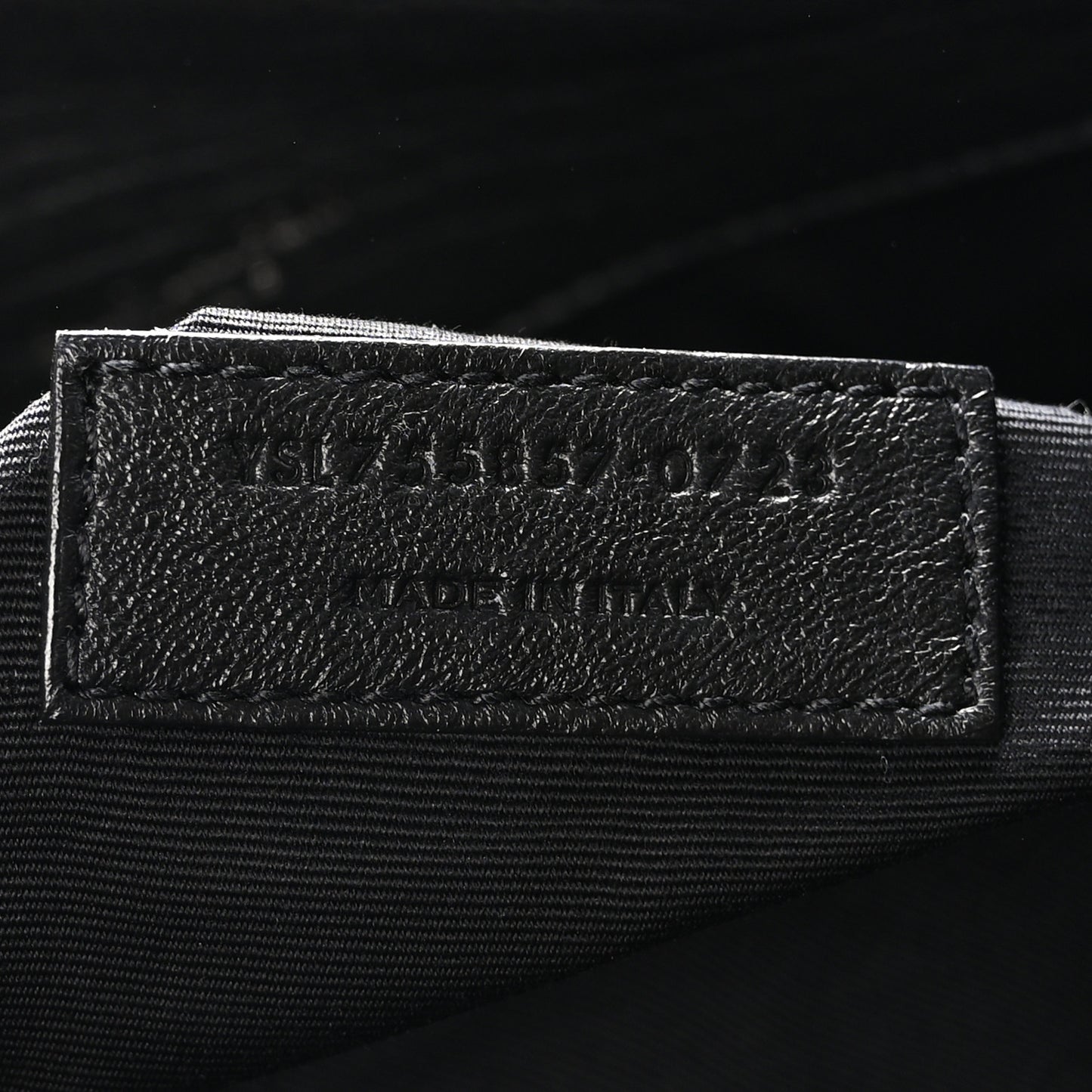 Grained Lambskin Monogram Oversized Niki Chain Satchel Black