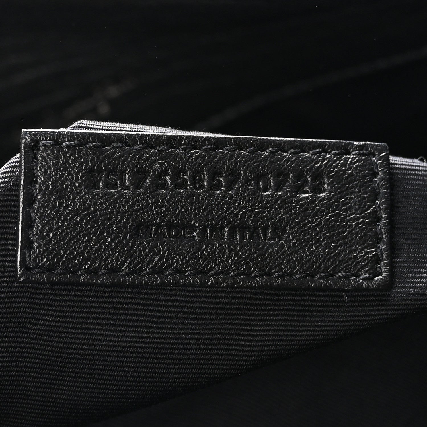 Saint Laurent Grained Lambskin Monogram Oversized Niki Chain Satchel Black 7 of 10