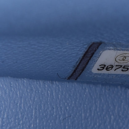 Chanel Lambskin Quilted Mini Square Flap Light Blue 6 of 8