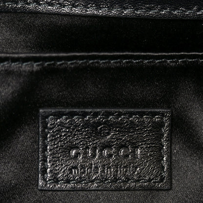 Gucci Nappa Vertical Matelasse Medium Maxi Horsebit Chain Shoulder Bag Black 11 of 19