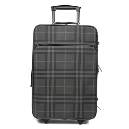 Burberry Smoked Check Carry-On Suitcase Black 1 of 14