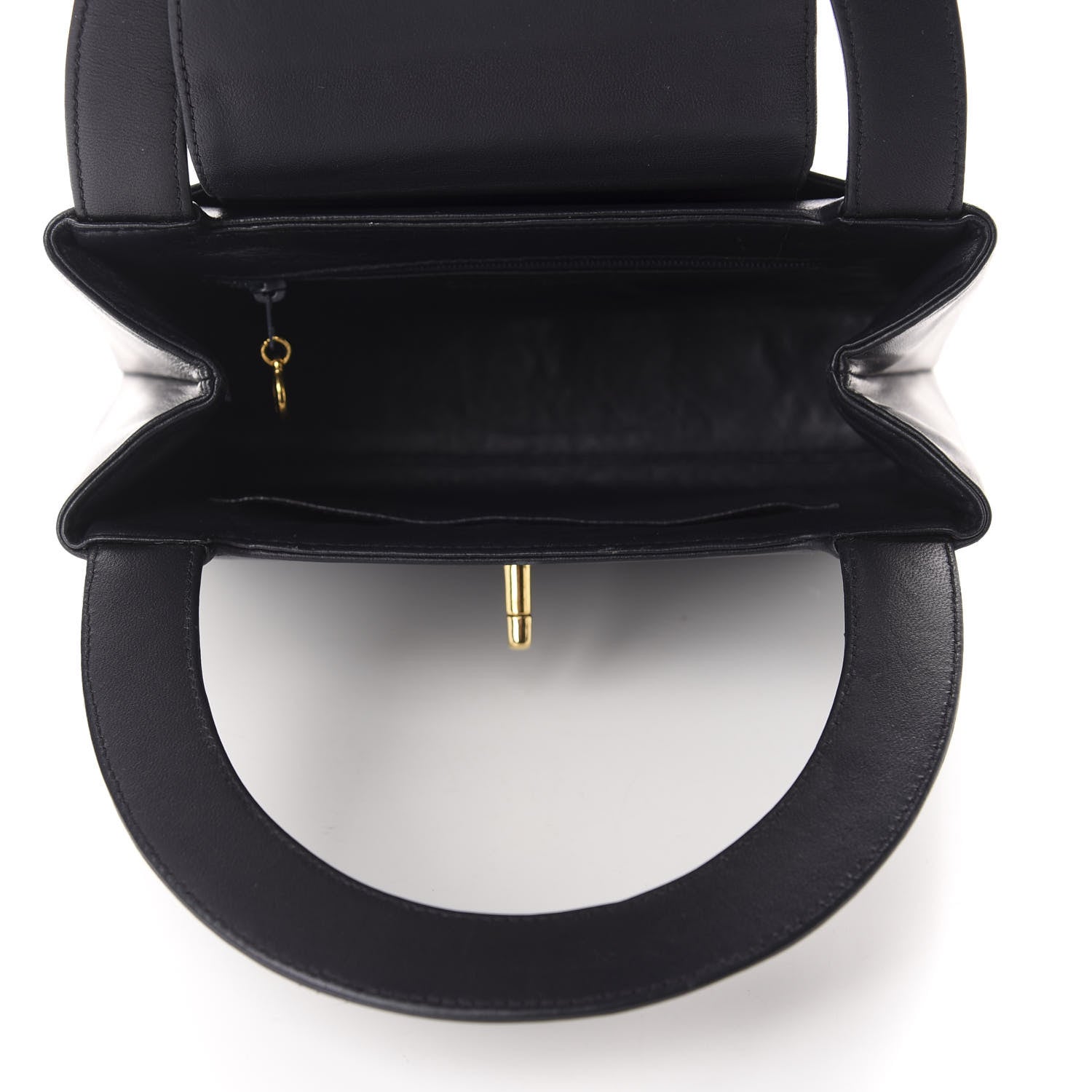 Chanel Lambskin Small Kelly Flap Bag Navy Blue 5 of 10