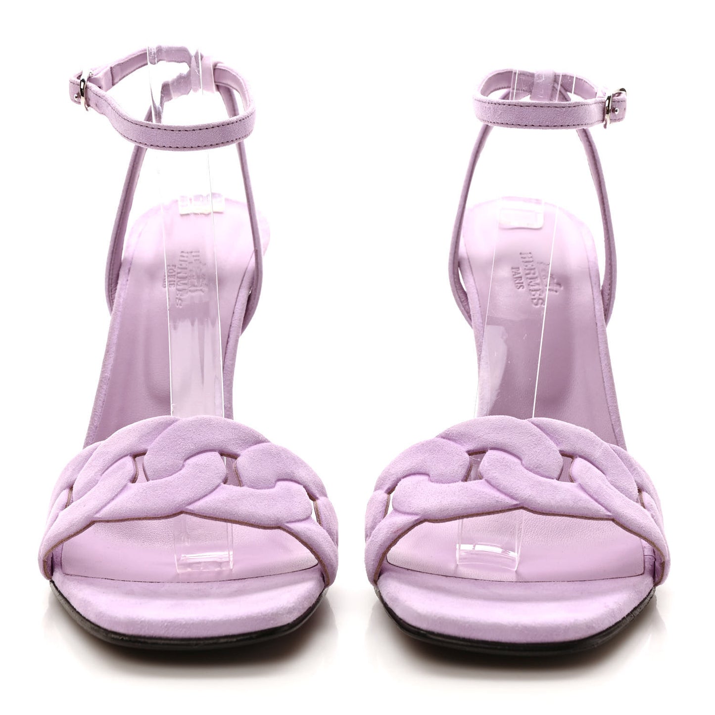 Suede Goatskin Gala 105 Sandal 39.5 Violet Amethyste