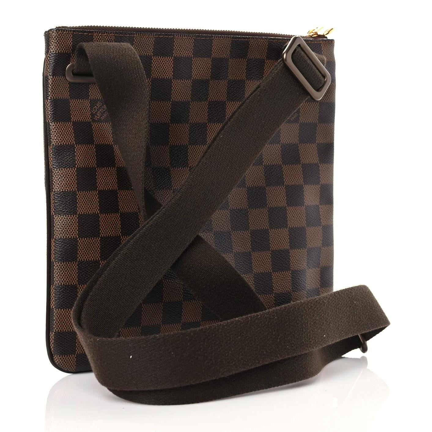 Louis Vuitton Damier Ebene Brooklyn Flat Pochette 3 of 10