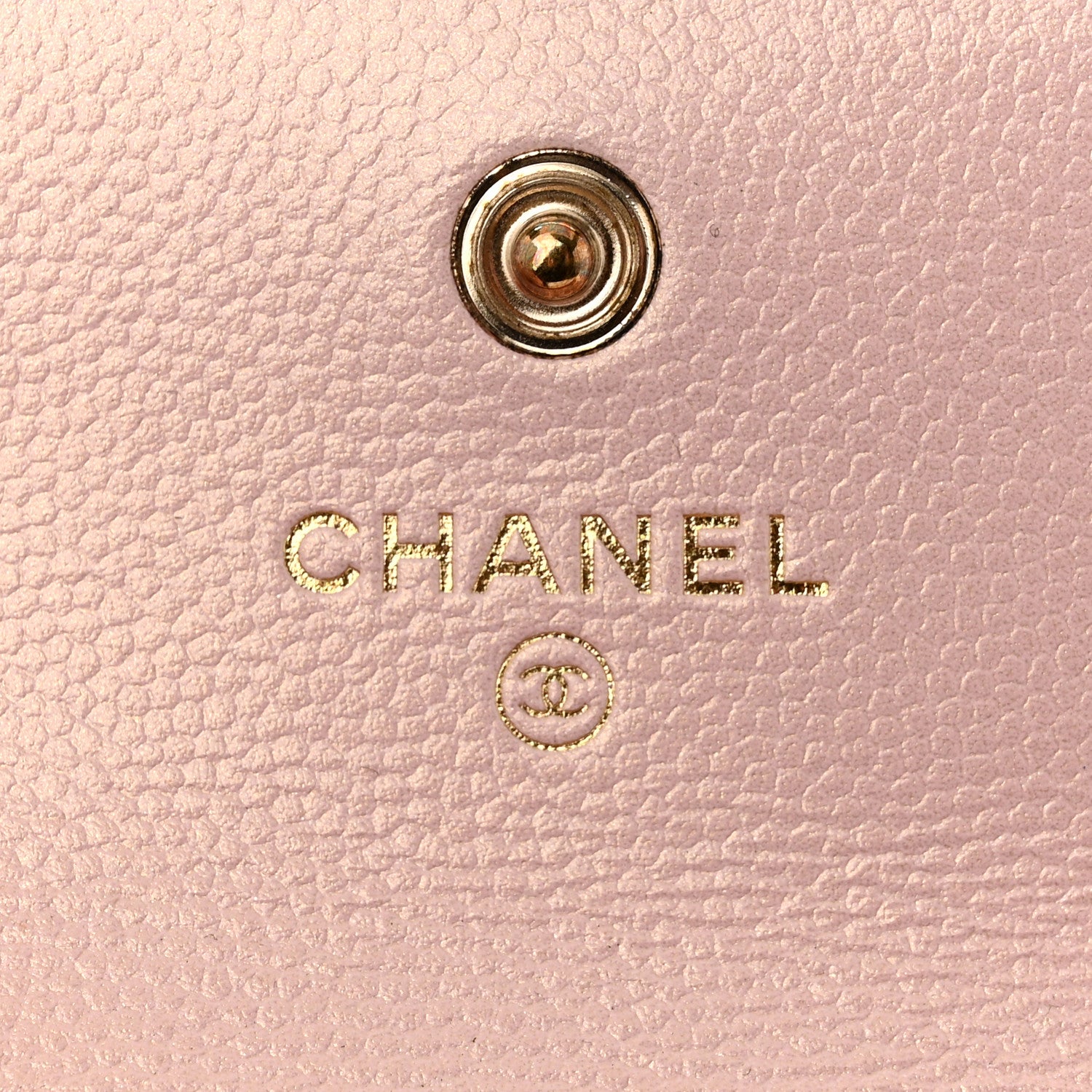 Chanel Iridescent Caviar Quilted Pearl On Top Coin Purse With Chain Light Pink 6 of 11