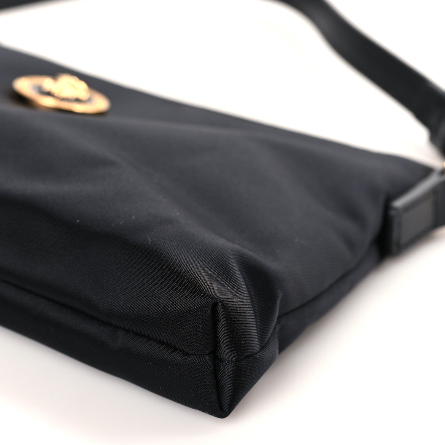 Versace Nylon Tribute Icon Flat Pouch Black 8 of 8
