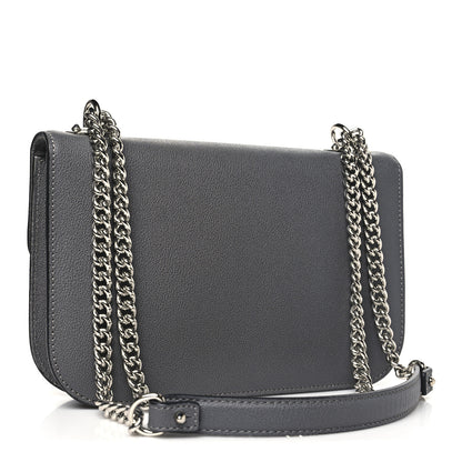 Alexander McQueen Calfskin Medium Insignia Flap Grey 3 of 9