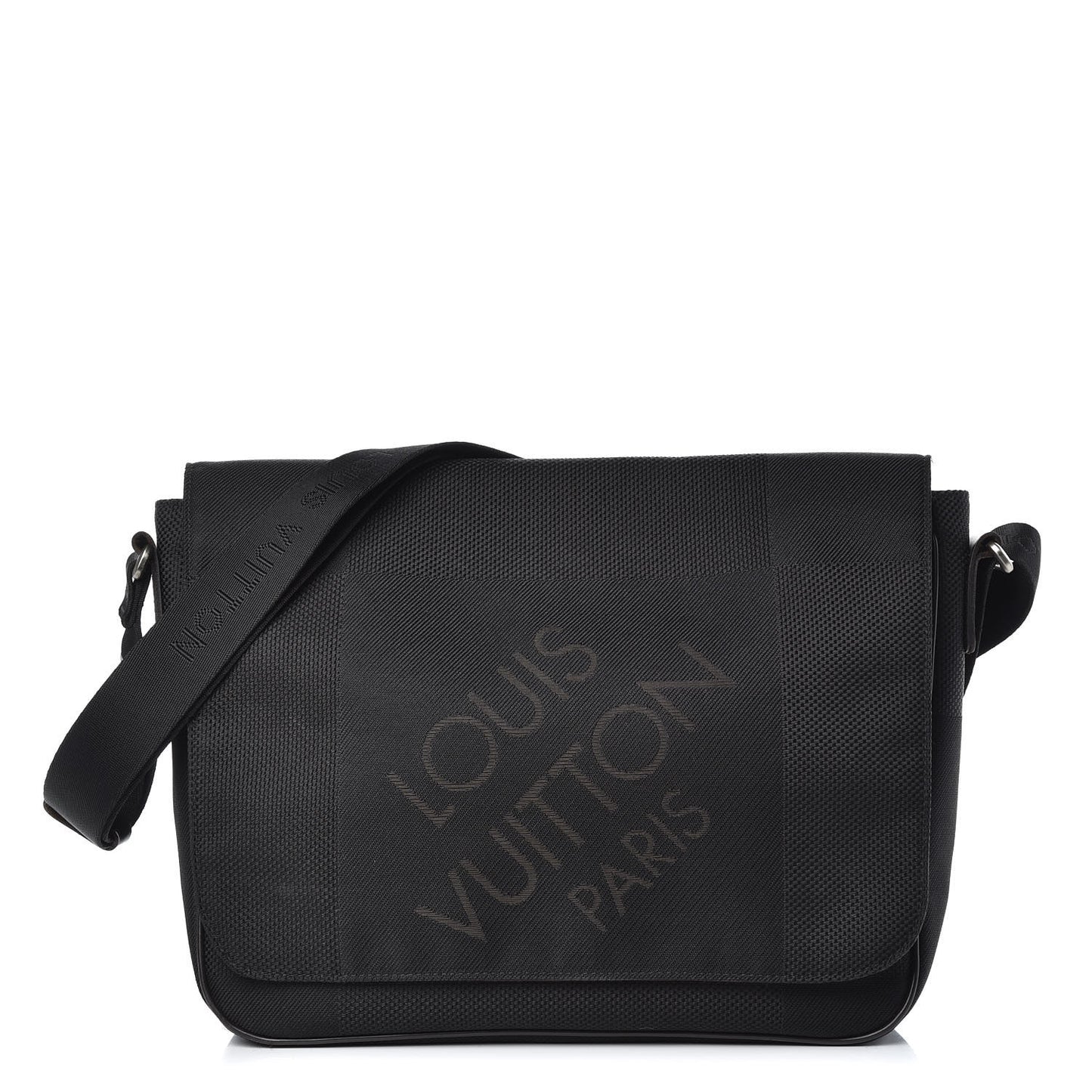 Damier Geant Petit Messenger Bag Black