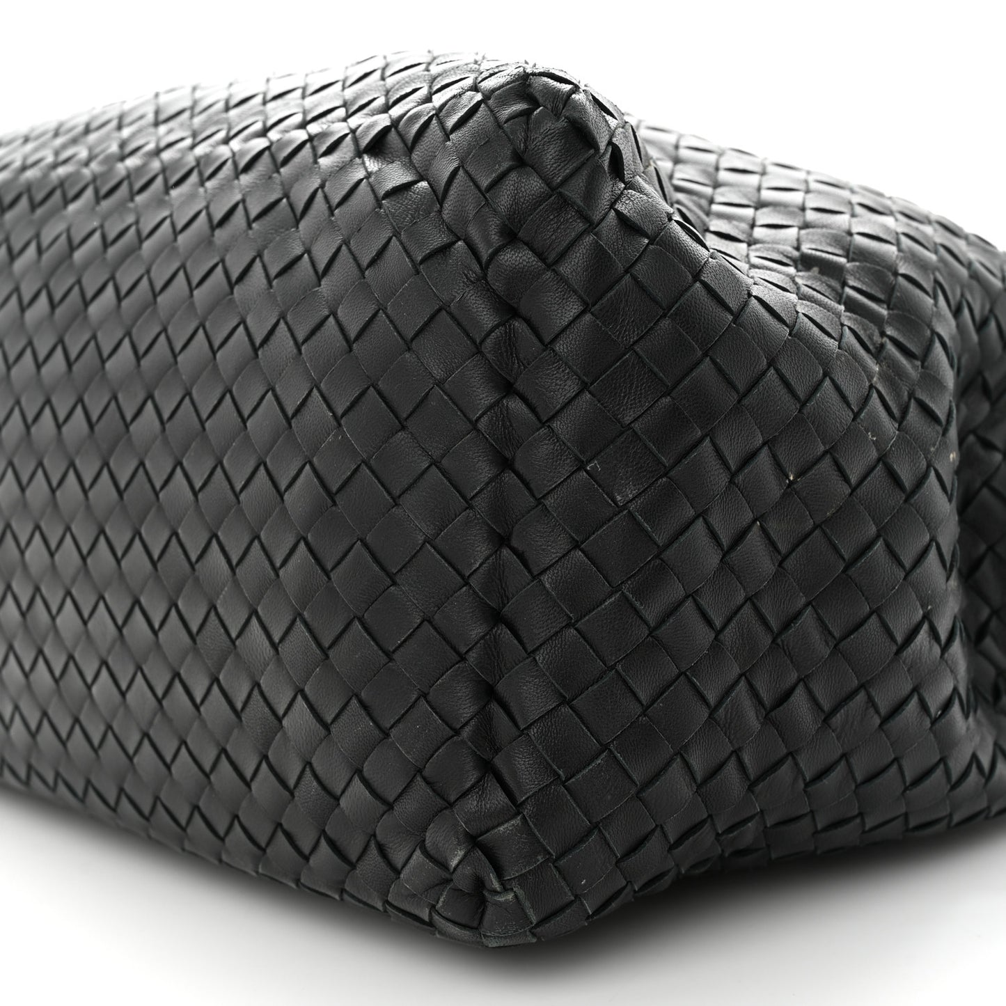 Nappa Intrecciato Ayers Brick Tote Black