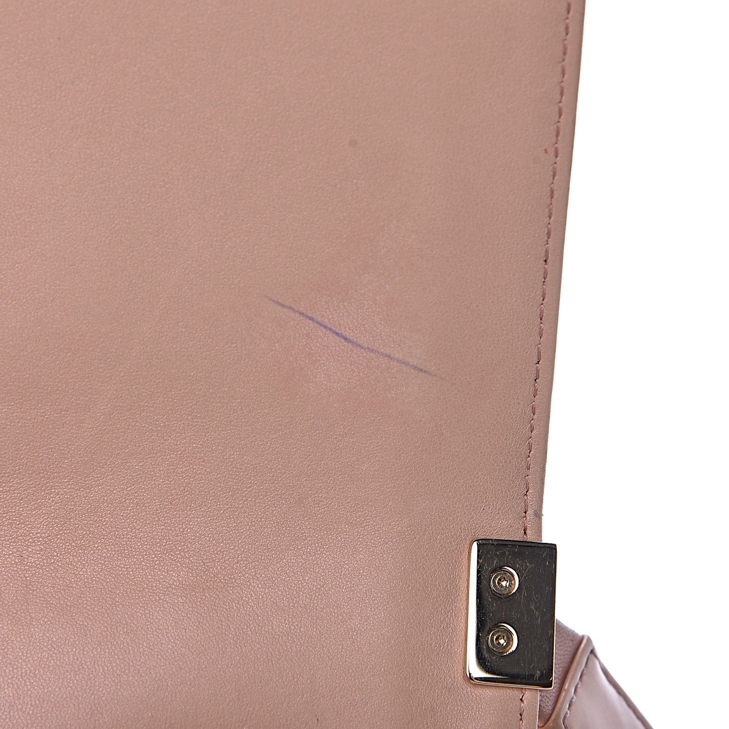 Chanel Patent Calfskin Quilted Medium Boy Flap Light Pink 8 of 15