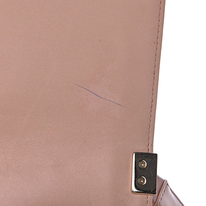 Chanel Patent Calfskin Quilted Medium Boy Flap Light Pink 8 of 15
