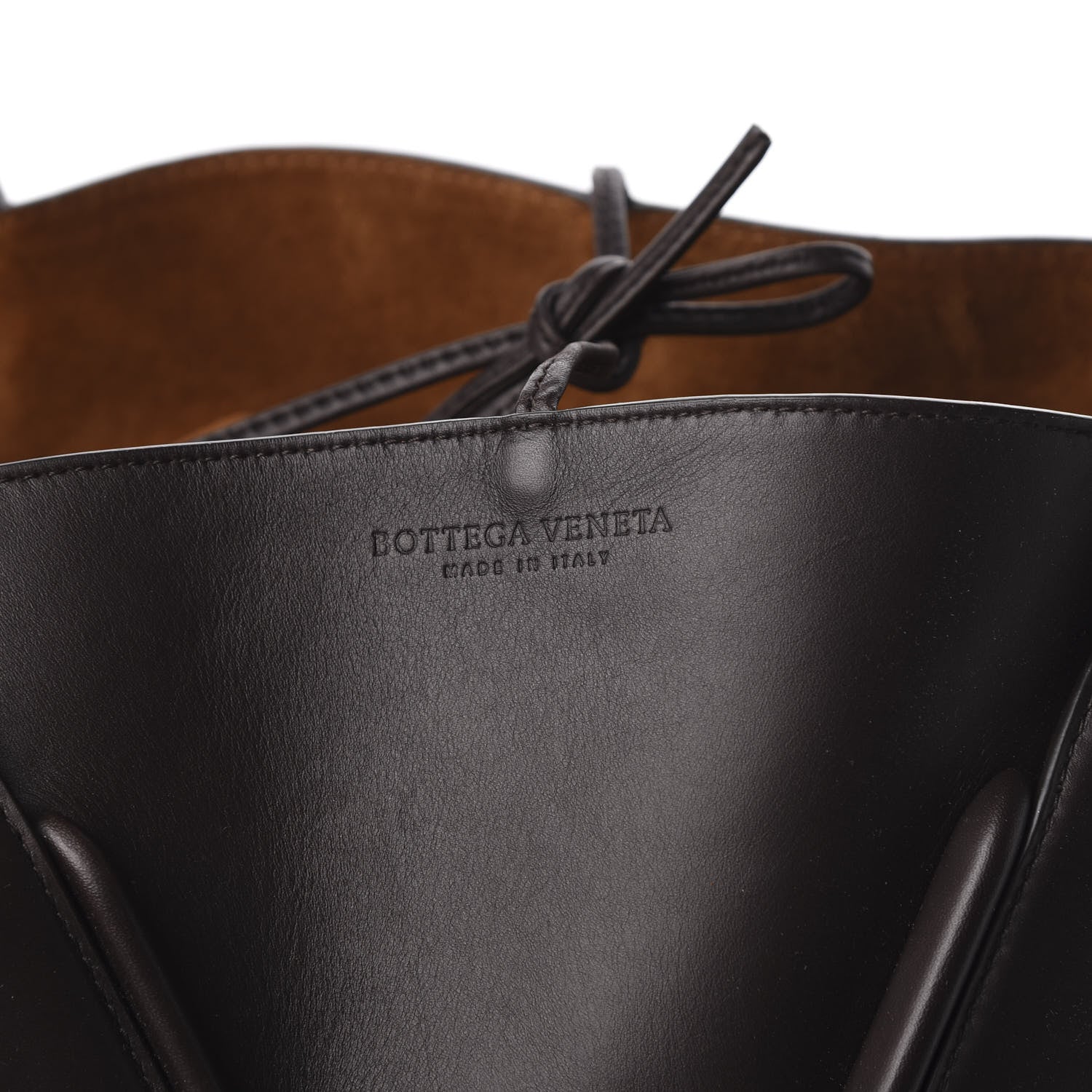 Bottega Veneta Smooth Calfskin Basket Tote Fondente 9 of 9