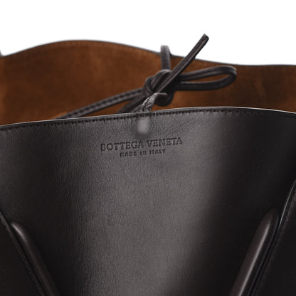 Bottega Veneta Smooth Calfskin Basket Tote Fondente 9 of 9