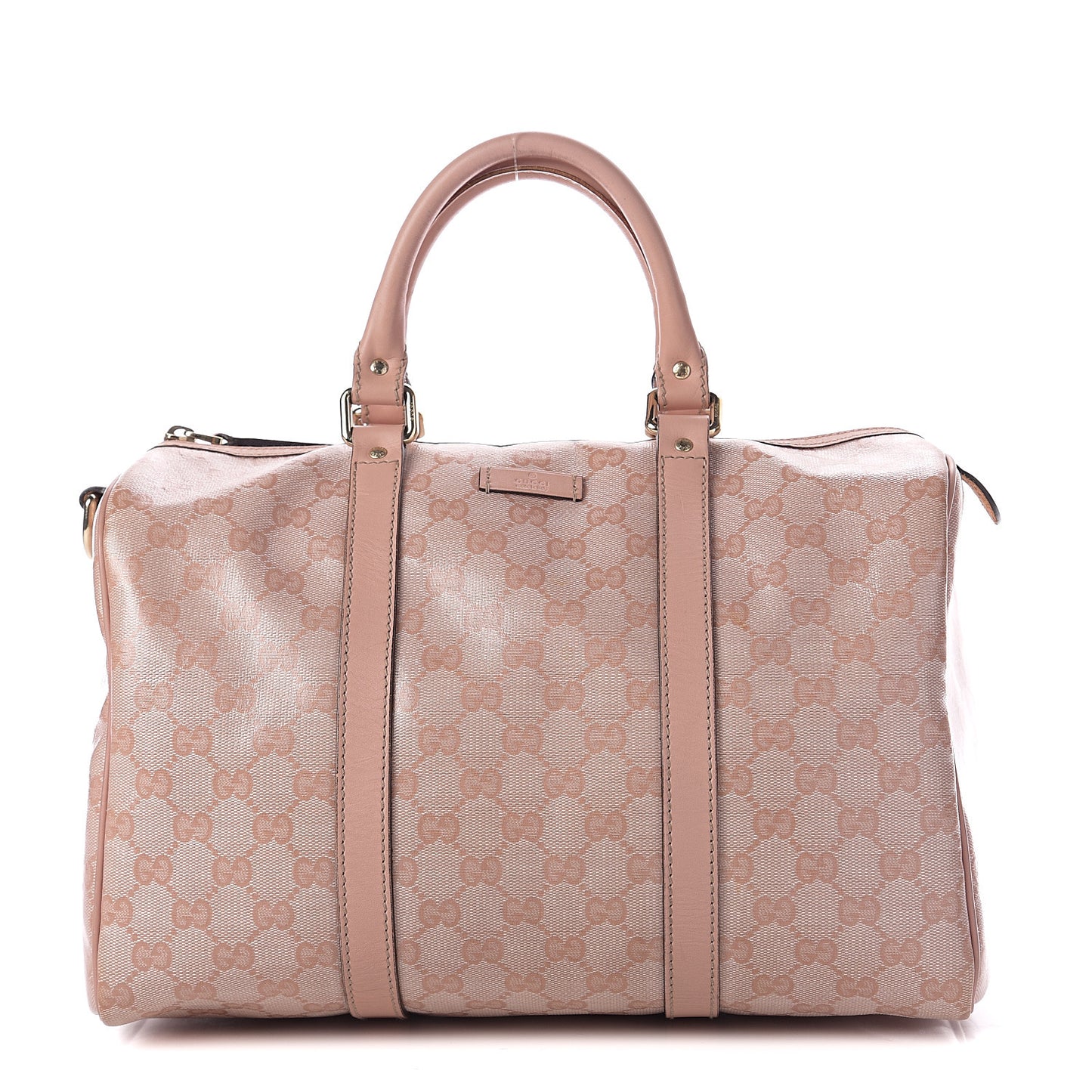 Crystal Monogram Joy Medium Boston Pink