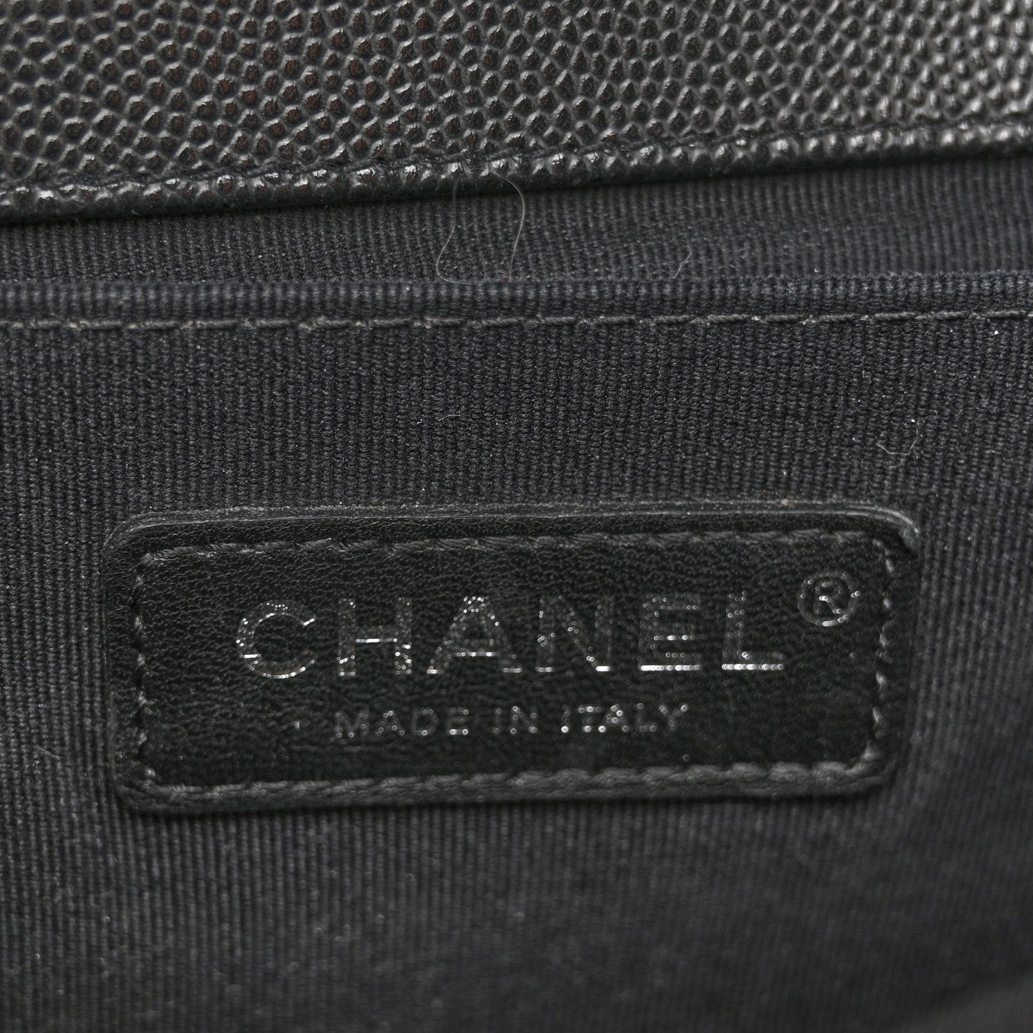 Chanel Caviar Quilted Medium Boy Flap Black 6 of 14
