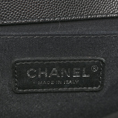 Chanel Caviar Quilted Medium Boy Flap Black 6 of 14