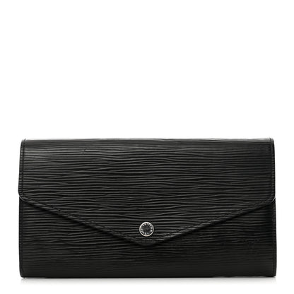 Louis Vuitton Epi Sarah Wallet NM Black 1 of 8