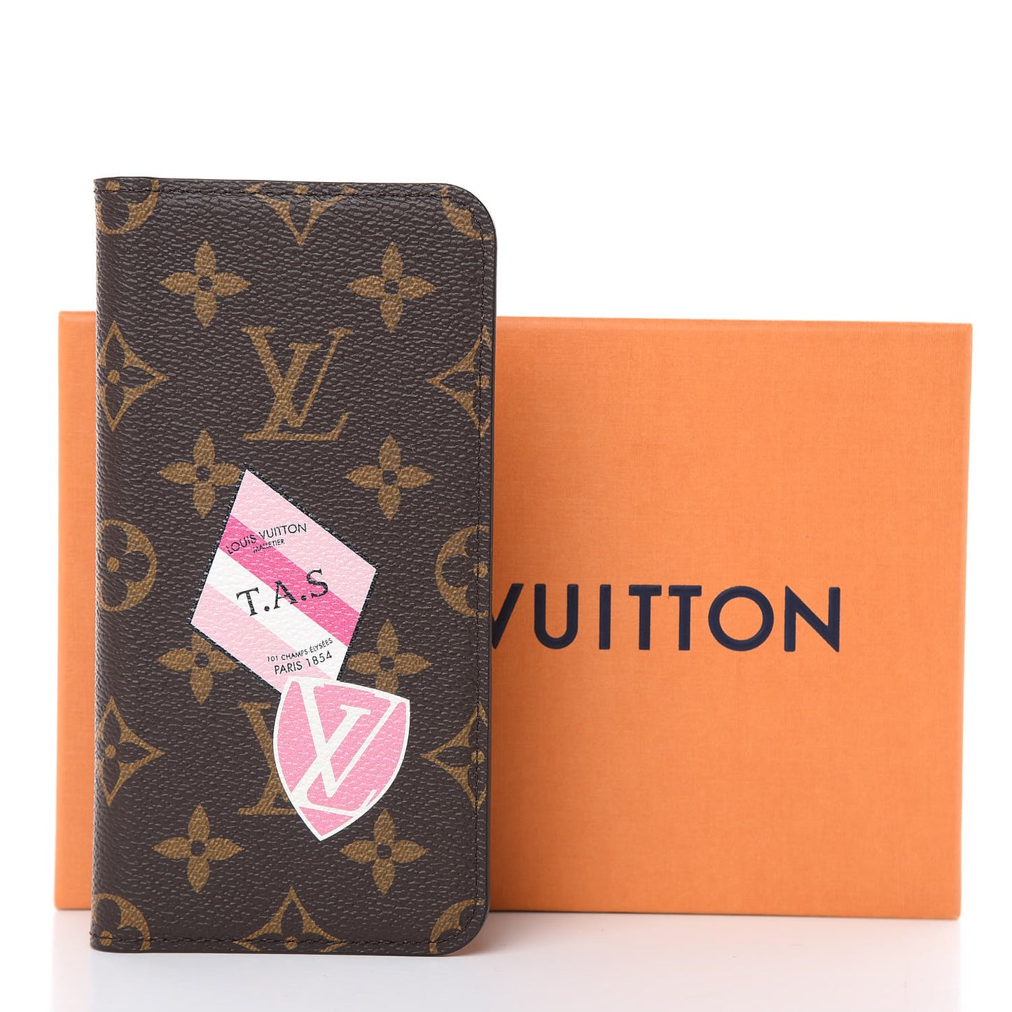 Monogram My LV World Tour iPhone XS Max Folio Case Rose Ballerine