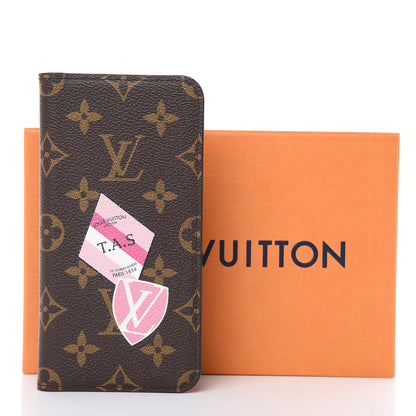Louis Vuitton Monogram My LV World Tour iPhone XS Max Folio Case Rose Ballerine 7 of 8