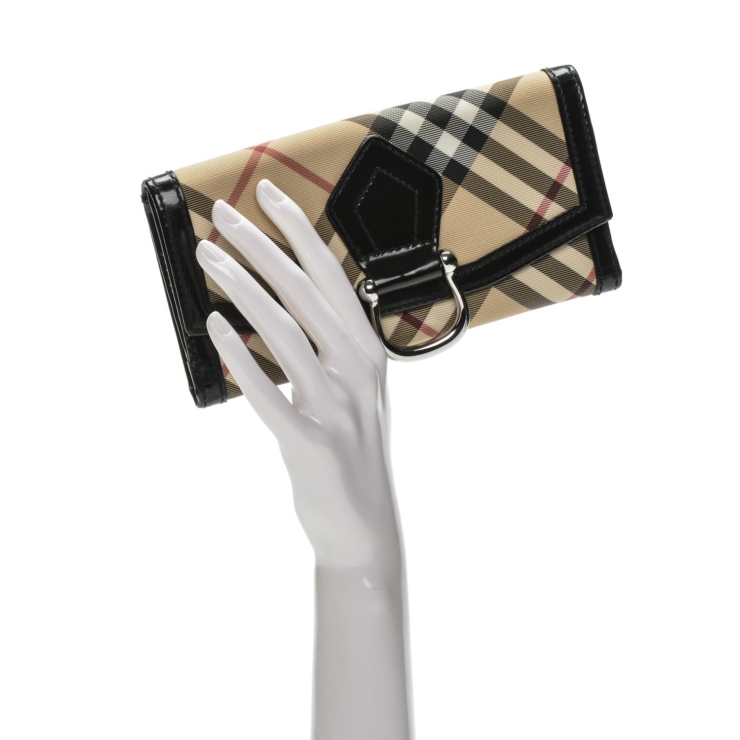 Burberry Nova Check Continental Wallet Black 2 of 8