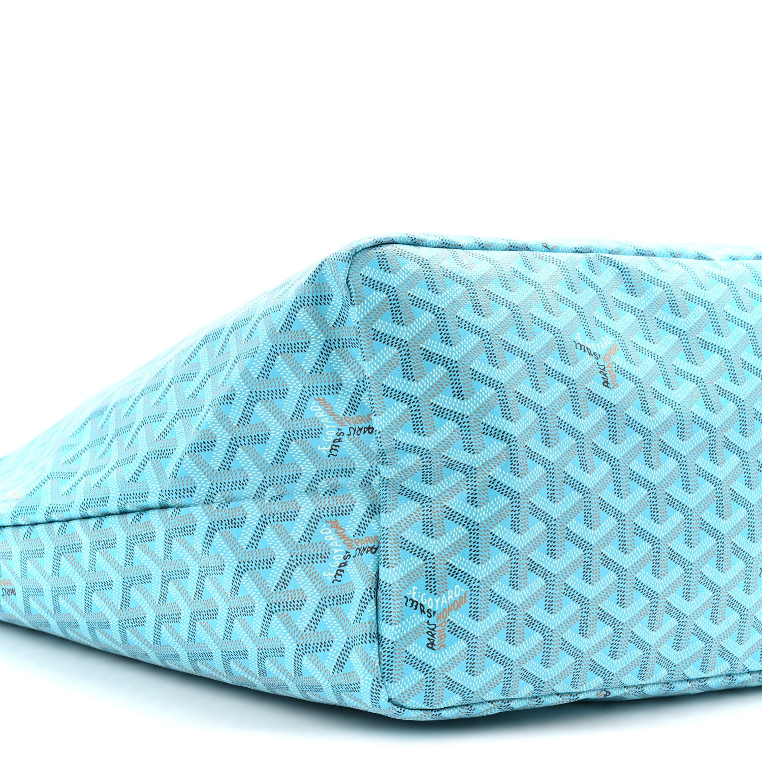 Goyard Goyardine Saint Louis GM Balise Beach Towel Set Turquoise 10 of 11
