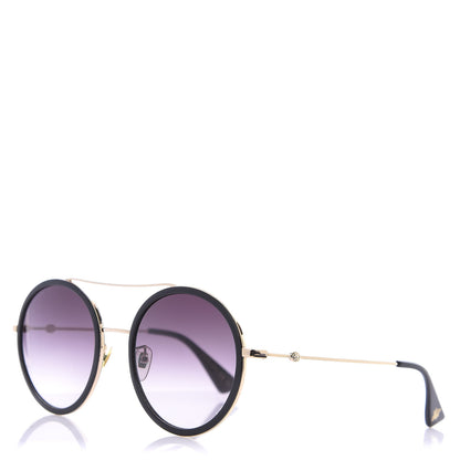Gucci Round Frame Sunglasses GG0061S Black 1 of 8