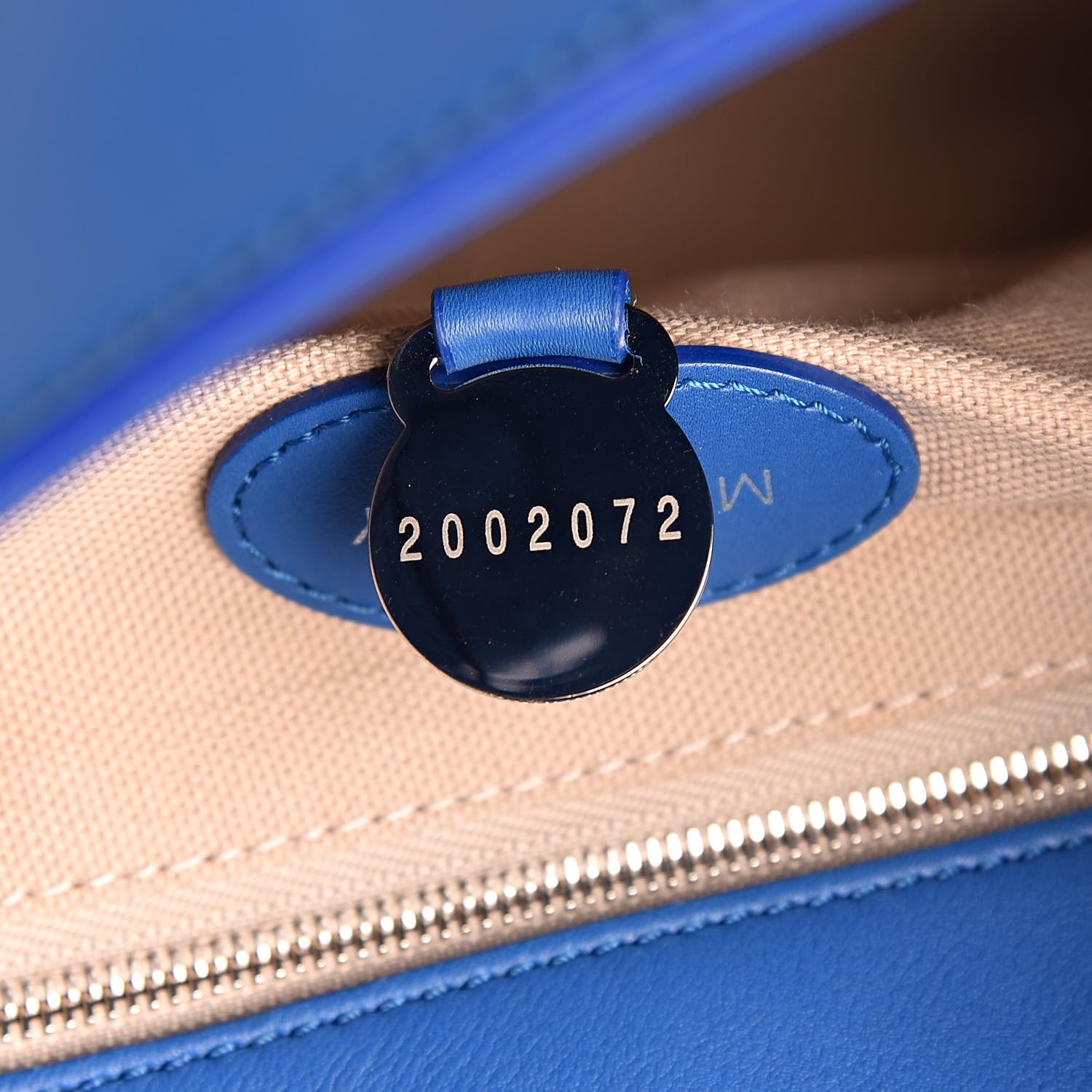 Mulberry Calfskin Suffolk Bluebell Blue 7 of 11