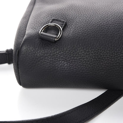 Burberry Soft Grain Calfskin Baby Bridle Saddle Bag Black 10 of 14