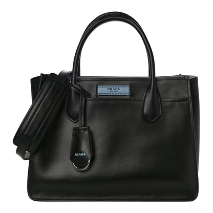 Prada City Calfskin Etiquette Tote Black Astrale 1 of 9