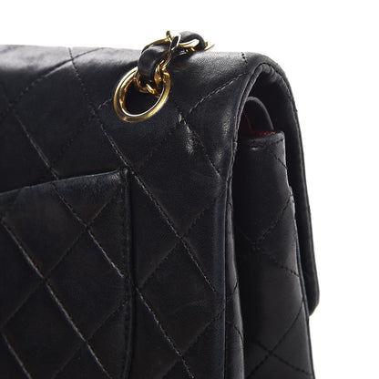 Chanel Lambskin Quilted Small Double Flap Black 12 of 17