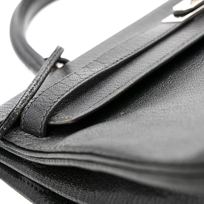 Hermes Chevre De Coromandel Kelly Retourne 35 Black 12 of 19