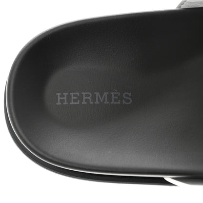 Hermes Calfskin Womens Chypre Sandals 36.5 White 7 of 9