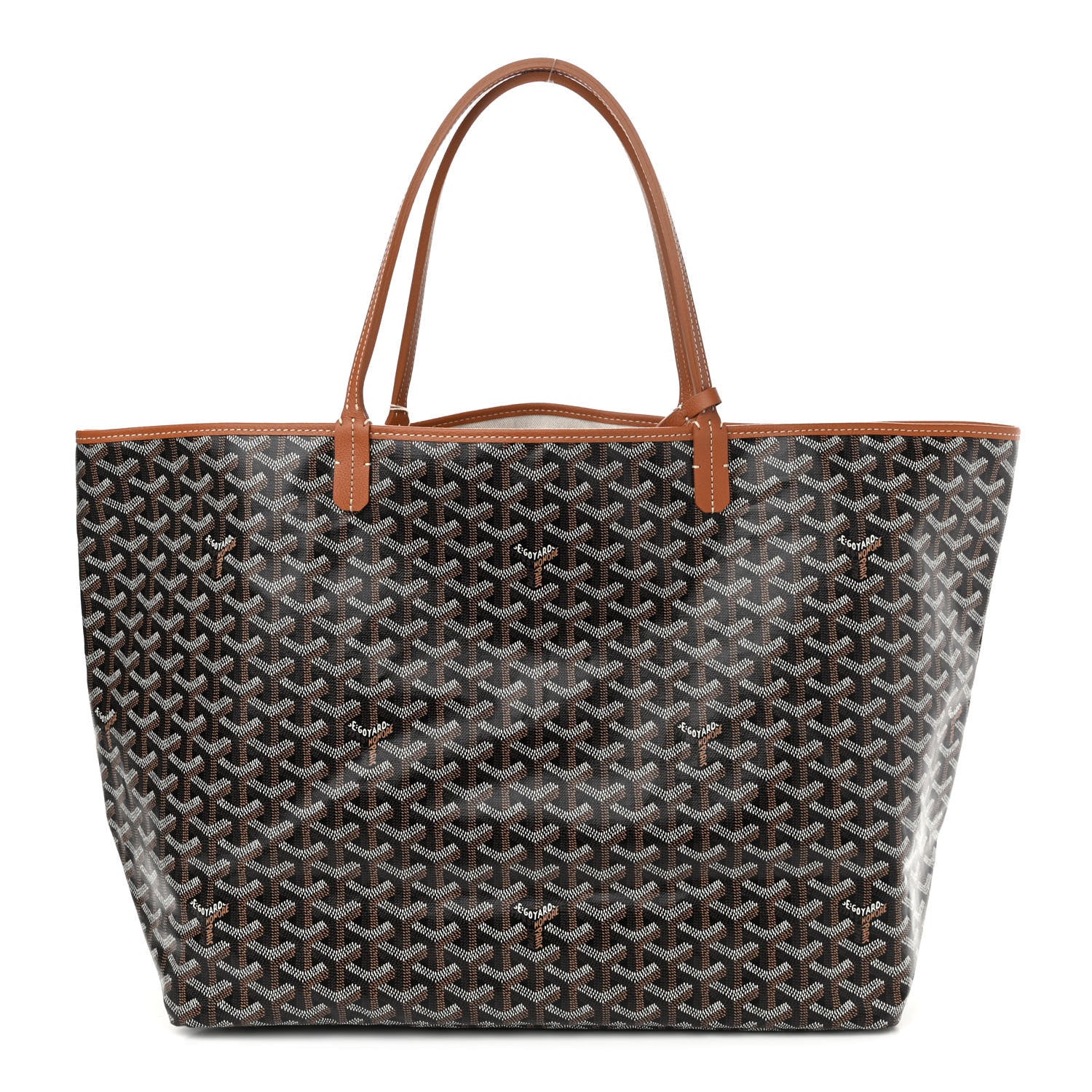 Goyard Goyardine Saint Louis GM Black Gold 3 of 10