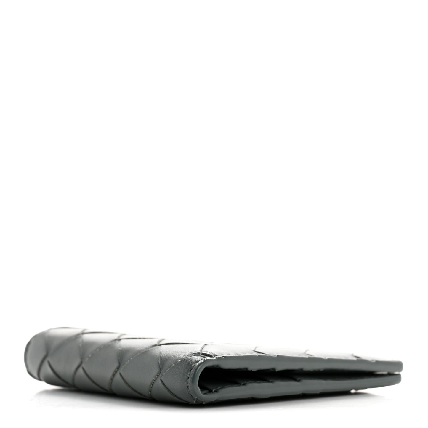 Nappa Intrecciato Medium Bi-Fold Wallet Ardoise