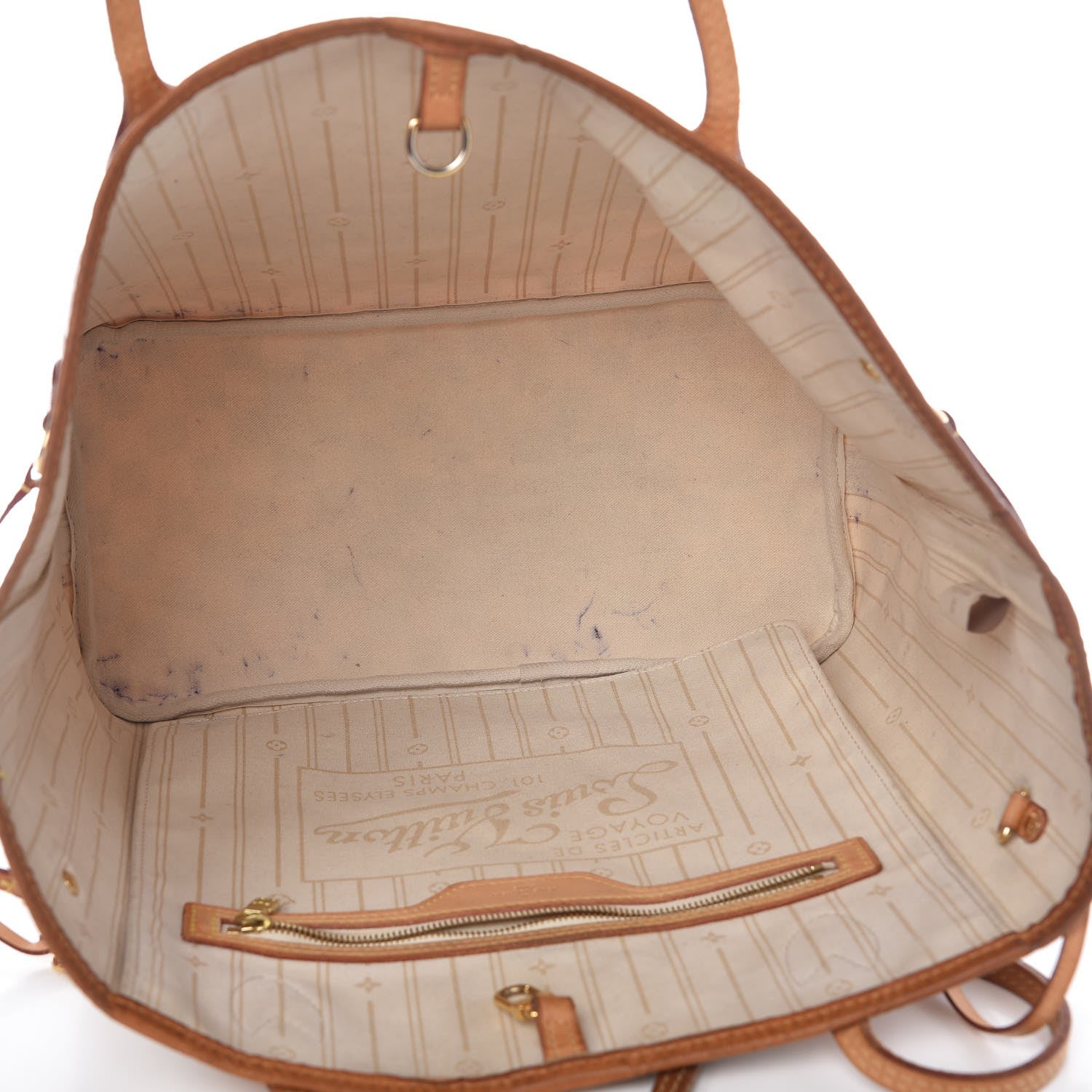 Louis Vuitton Damier Azur Neverfull MM 5 of 10