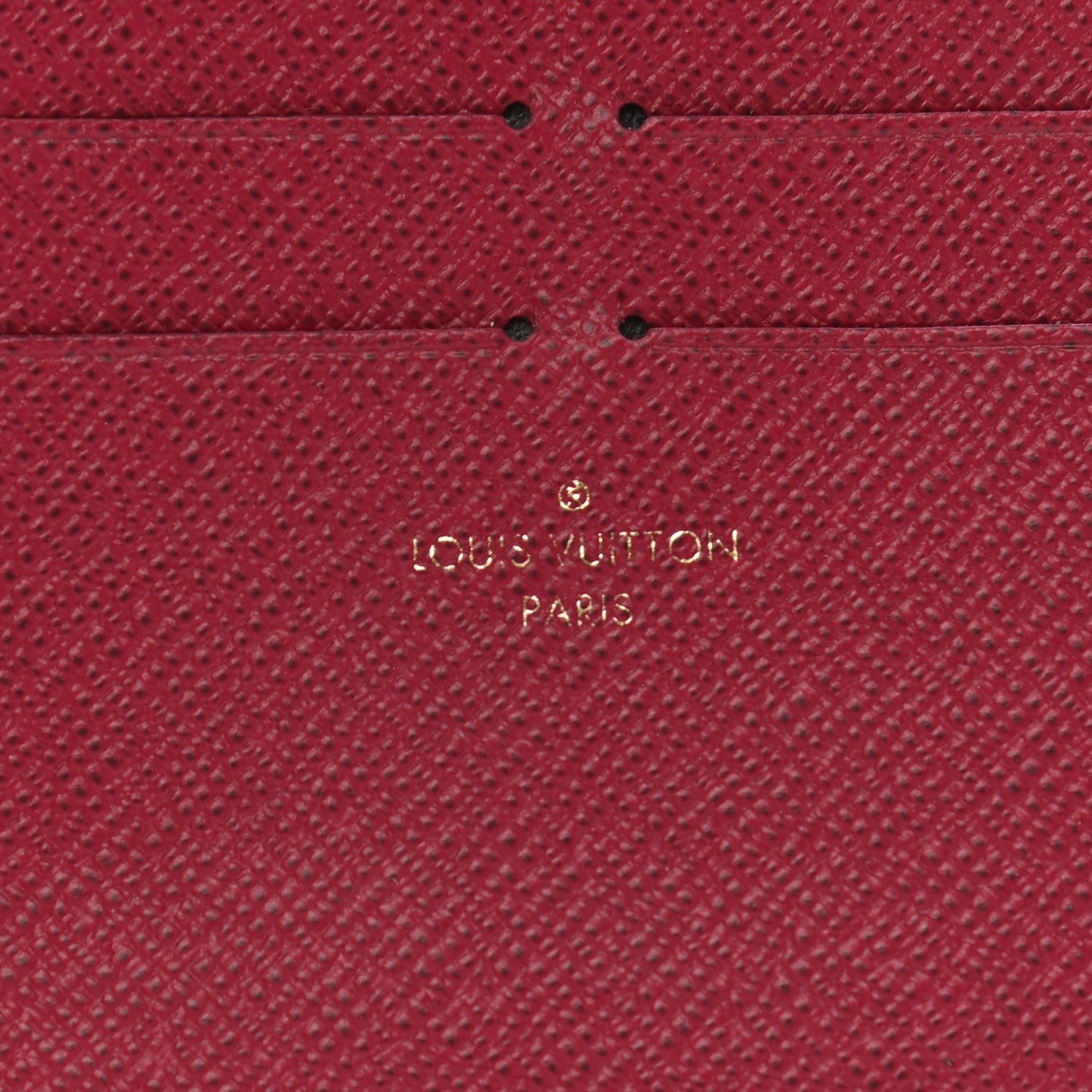 Calfskin Felicie Card Holder Insert Fuchsia