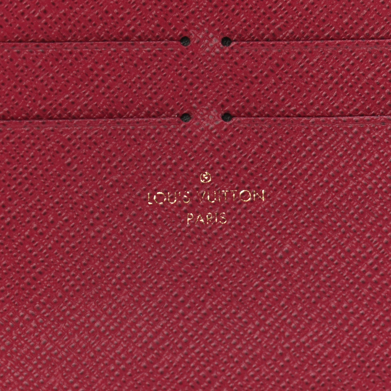 Louis Vuitton Calfskin Felicie Card Holder Insert Fuchsia 6 of 7
