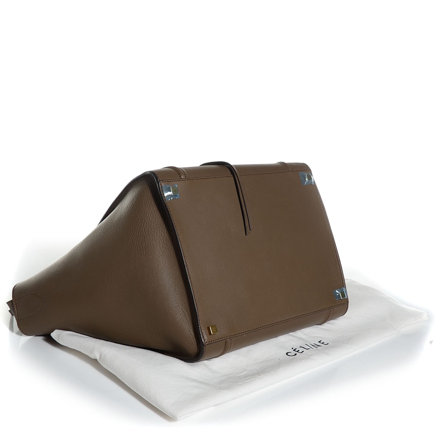 Supple Calfskin Medium Phantom Luggage Taupe