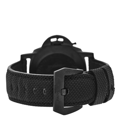 Panerai Carbon Fiber Fabric 44mm Luminor Chrono Carbotech Chronograph Automatic Watch Black PAM01219 3 of 4