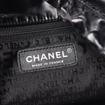 Chanel Vinyl XL Coco Cabas Black 6 of 17