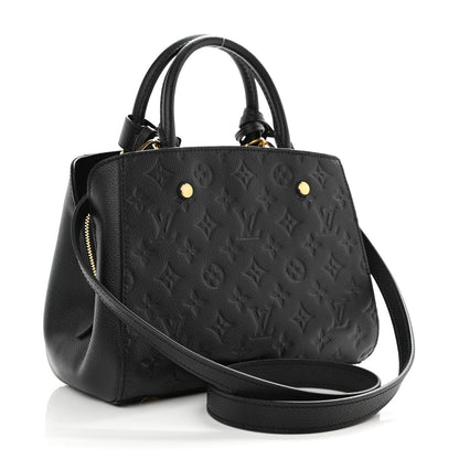 Louis Vuitton Empreinte Montaigne BB Black 3 of 9