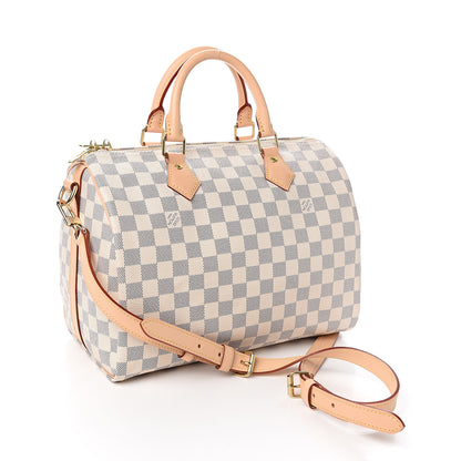 Louis Vuitton Damier Azur Speedy Bandouliere 30 2 of 9