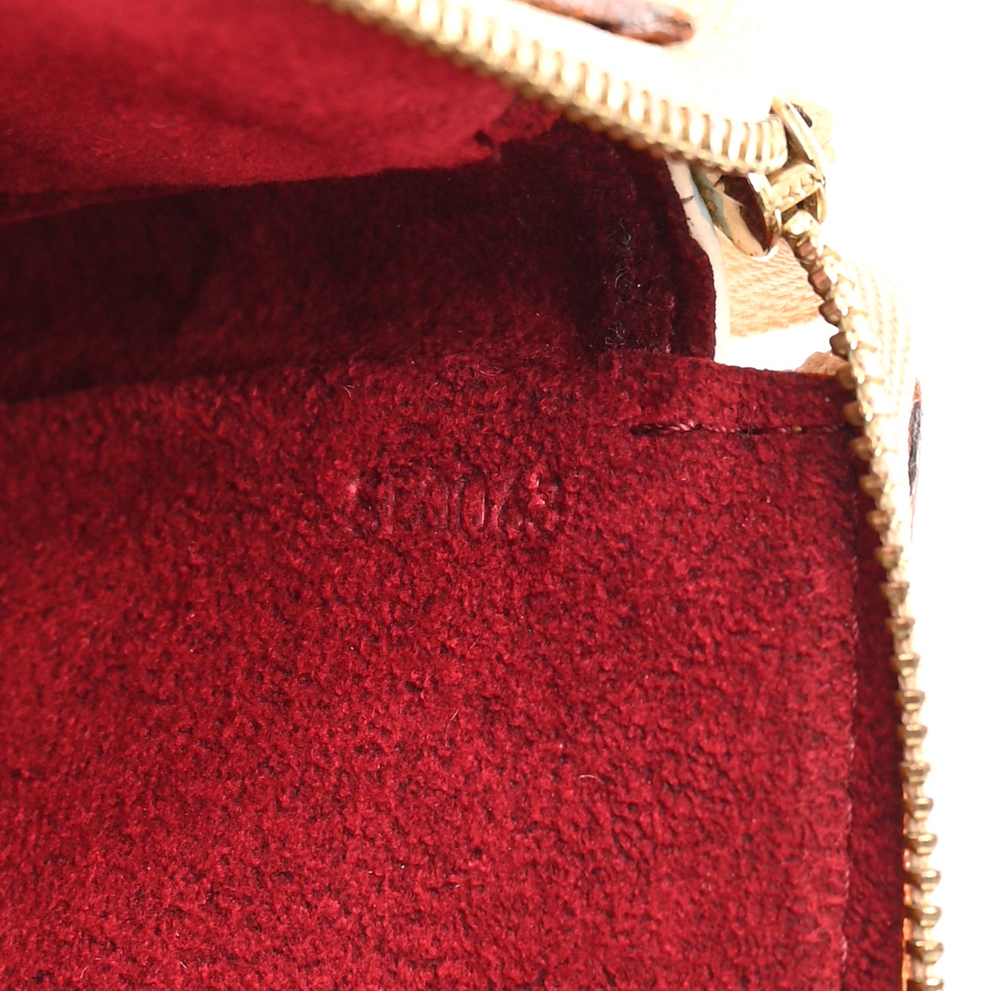 Monogram Multicolor Pochette Accessories White