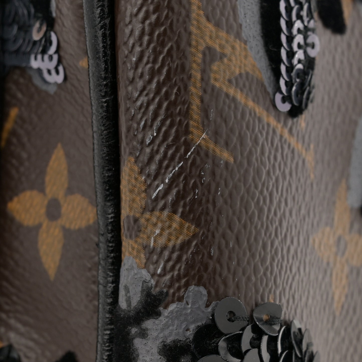 Monogram Fleur De Jais Sequins Speedy 30