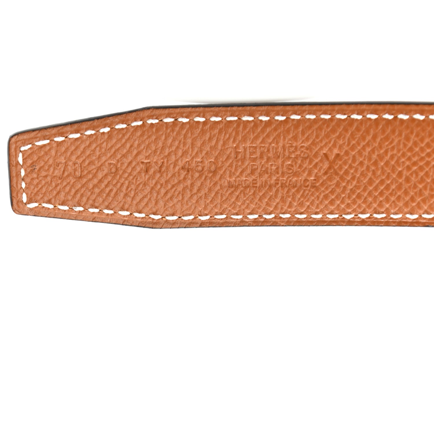 Hermes Swift Epsom 24mm Mini Belt 70 Black Gold 5 of 6