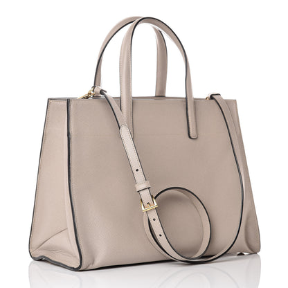 Prada Saffiano Soft Tote Pomice 4 of 13